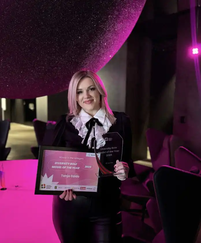 Poduzetnica Tanja Džido osvojila je nagradu za Uzor godine za raznolikost Poduzetnica Tanja Džido osvojila je nagradu za Uzor godine za raznolikost