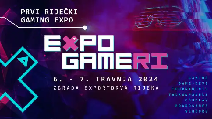 Otkrijte svijet gaminga i novih tehnologija na prvom Expo GameRi u Rijeci Otkrijte svijet gaminga i novih tehnologija na prvom Expo GameRi u Rijeci