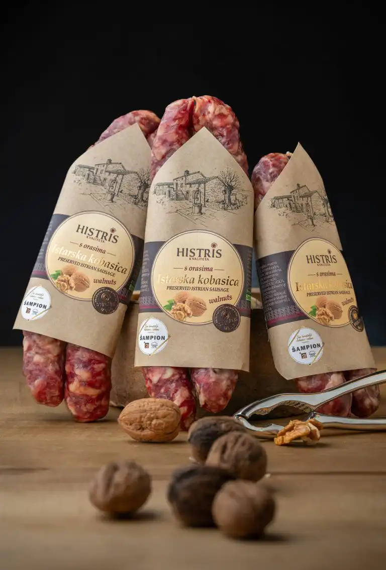 Istarski gastro brend Histris ima novi proizvod: kobasicu s orasima!