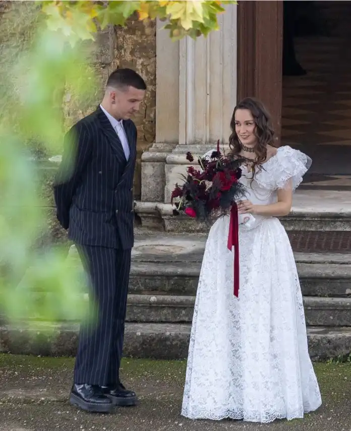 Baby Lasagna na svom vjenčanju nosio unikatno personalizirano odijelo Anje Stehlik Baby Lasagna na svom vjenčanju nosio unikatno personalizirano odijelo Anje Stehlik