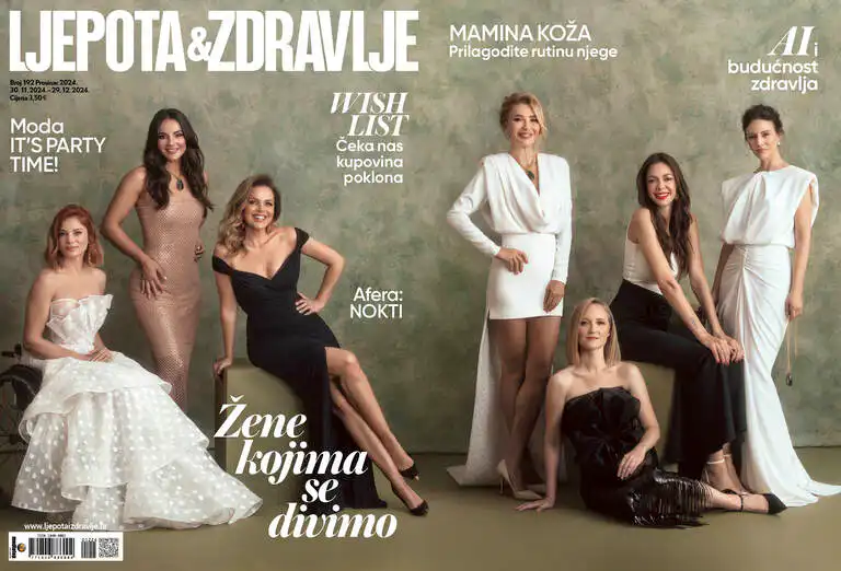 Sedam nevjerojatnih žena okupilo se na naslovnici prosinačkog izdanja časopisa “Ljepota&Zdravlje”
