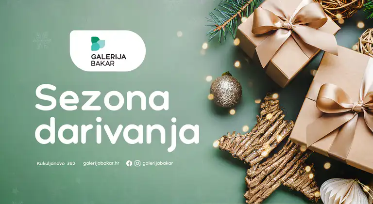 Sezona darivanja u Galeriji Bakar uz humanitarnu akciju za najmlađe koji blagdane provode u bolnici