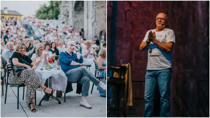 Vjeko Alilović održao premijeru predstave na Festivalu smijeha Kastav Vjeko Alilović održao premijeru predstave na Festivalu smijeha Kastav