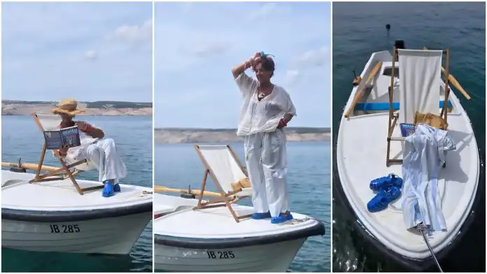 Ester Gallo na barci ljetni je san koji priželjkujemo. Ester Gallo na barci ljetni je san koji priželjkujemo.