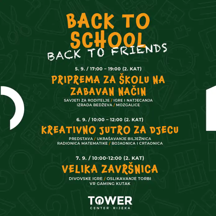 Vikend u Tower Centru Rijeka u znaku brojnih sadržaja. Vikend u Tower Centru Rijeka u znaku brojnih sadržaja.